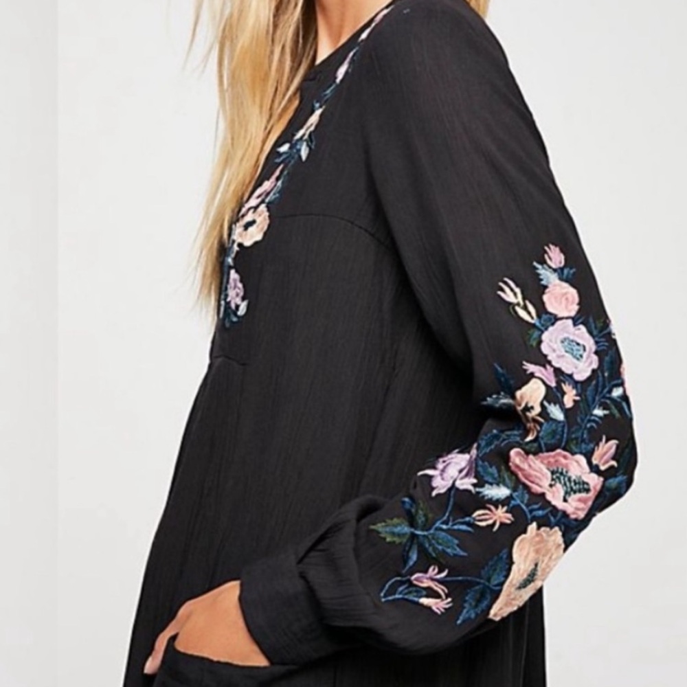 Free People Mia Embroidered Mini Dress - Picture 4 of 8